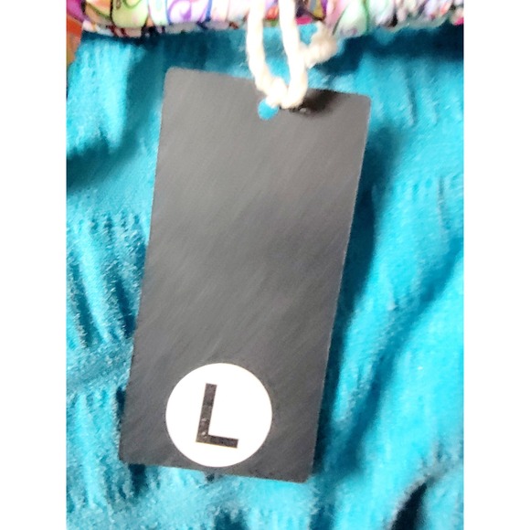 Piel L By Stephanie Polanco Bikini Top‎ Size L Multicolor Halter Style NWT - Picture 7 of 7